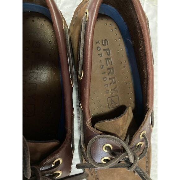 Sperry Top‑Sider Men’s 8M Brown Leather Casual Boating Shoes main image 6